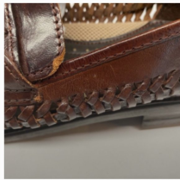 Tasseled Dark Brown Loafers Size 11 - Picture 6 of 6